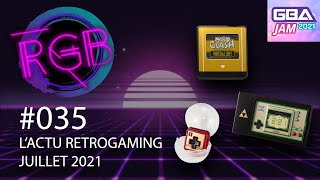 RGB35  L'actu retrogaming juillet 2021 avec des game&watch, des jeux GBA, le SEGAnniversaire