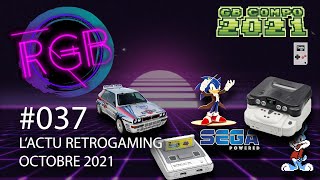 RGB37 L'actu retrogaming octobre 2021 avec du remake de SEGA Rally, la GameBoy Compo 2021 etc etc !